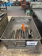 Tote Pan of Various Size Reamers