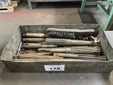 Tote Pan of Various Size Reamers