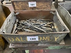 Tote Pan of Various Size Drills