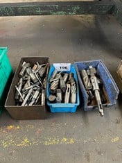 4 x Lin Bins of Various HSS Milling Cutters