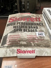 1 x Box of  Various Size Starrett Industrial Band Saw Blades