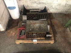 Pallet of Assorted Angle Plates