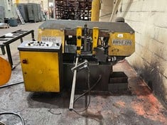 Beko-Mak Horizontal Band Saw Model BMSO280 c/w Roller Tracks