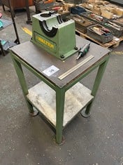 Steel Table c/w Walter BT50 Tool Post