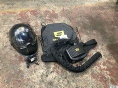 ESAB Sentinel A-50air Helmet c/w ESAB Air Motor Unit & Hose