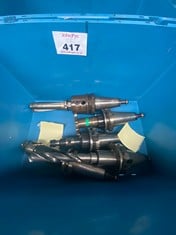 5 x BT50 Tool Holders c/w Tooling