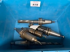 5 x BT50 Tool Holders c/w Tooling