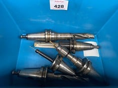 5 x BT50 Tool Holders c/w Tooling