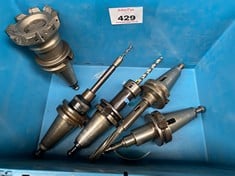 5 x BT50 Tool Holders c/w Tooling