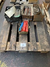 Pallet Comprising a Quantity of Drills & Brushes