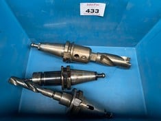 5 x BT50 Tool Holders c/w Tooling