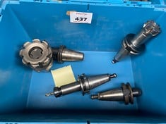 5 x BT50 Tool Holders c/w Tooling