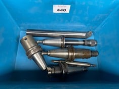 5 x BT50 Tool Holders c/w Tooling