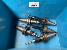 5 x BT50 Tool Holders c/w Tooling