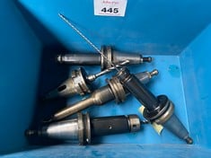 5 x BT50 Tool Holders c/w Tooling