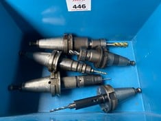 5 x BT50 Tool Holders c/w Tooling