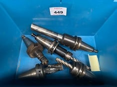 5 x BT50 Tool Holders c/w Tooling