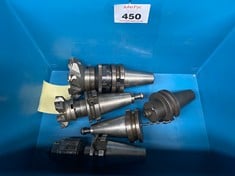 5 x BT50 Tool Holders c/w Tooling