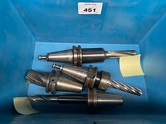 5 x BT50 Tool Holders c/w Tooling