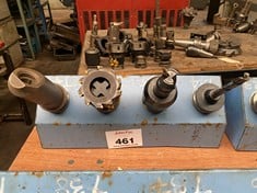 4 x BT40 Tool Holders c/w Tooling