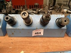 4 x BT40 Tool Holders c/w Tooling