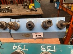 4 x BT40 Tool Holders c/w Tooling