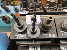 3 x BT40 Tool Holders c/w Tooling