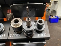 3 x BT40 Tool Holders c/w Tooling