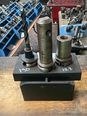 3 x BT40 Tool Holders c/w Tooling