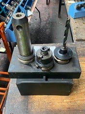 3 x BT40 Tool Holders c/w Tooling