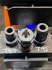 3 x BT40 Tool Holders c/w Tooling