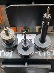 3 x BT40 Tool Holders c/w Tooling