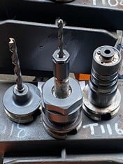 3 x BT40 Tool Holders c/w Tooling