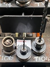 3 x BT40 Tool Holders c/w Tooling