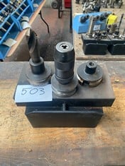 3 x BT40 Tool Holders c/w Tooling