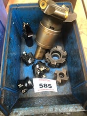 Quantity of Assorted Indexible Milling Cutter