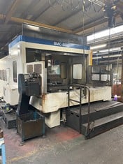 1996 Toshiba Shibaura BMC-800 Twin Pallet 120 Tool Changer Horizontal Machining Centre S/N 212660 c/w Tosnuc8 Cubed Control