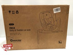 MAXI-COSI MICA, 360° ISOFIX SWIVEL CAR SEAT, 0 MONTHS - 4 YEARS, I-SIZE CAR SEAT 0+/1, RECLINING AND REARWARD FACING, HEIGHT ADJUSTABLE, WITH NEWBORN INSERT, AUTHENTIC GREY ( TOTAL P.V.P 329,99€) - L