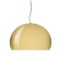 KARTELL SMALL FL/Y PENDANT LAMP, GOLD, Ø38 ( TOTAL P.V.P 514,99€)-LOCATION 13A.