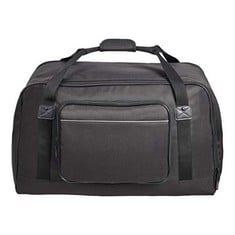 3 X 30 CM HEAVY DUTY SPEAKER BAG, 63.5 X 15.4 X 15.4 CM, BLACK, SOLID - LOCATION 19A.