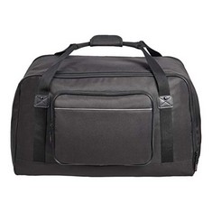 3 X 30 CM HEAVY DUTY SPEAKER BAG, 63.5 X 15.4 X 15.4 CM, BLACK, SOLID - LOCATION 27A.