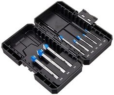 10 X DENALI BRAD CARBIDE TIPPED DRILL BIT SET, 8 PCS, METALLISED (SEALED) - LOCATION 17B.