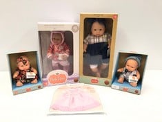 5 X PAOLA REINA ITEMS INCLUDING BABY -LOCATION 2B.