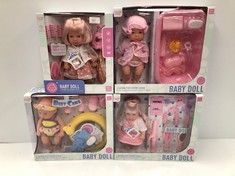 4 X BABY DOLLS VARIOUS MODELS-LOCATION 2B.