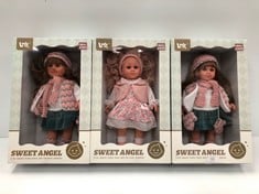 3 X SWEET ANGEL DOLLS VARIOUS MODELS-LOCATION 7B.