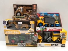 5 X TOYS INCLUDING GREEN TRACTOR - LOCATION 19B.