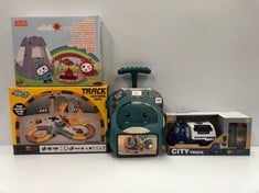 4 X TOYS INCLUDING POLICE TRUCK - LOCATION 19B.