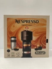 NESPRESSO VERTUO NEXT DELONGHI COFFEE MACHINE (CAPSULES NOT INCLUDED) - LOCATION 47B.