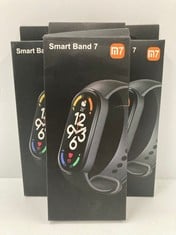 3 X M7 SMARTBAND WITH UP TO 30 TRAINING MODES, WATERPROOF UP TO 50 M, RELIABLE SLEEP INFORMATION, MAGNETIC CHARGING, CLEAR AND SHARP 0.9" FULL AMOLED DISPLAY