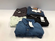 5 X JACK&JONES CLOTHING VARIOUS MODELS AND SIZES INCLUDING BLUE SHIRT SIZE L -LOCATION 20B.